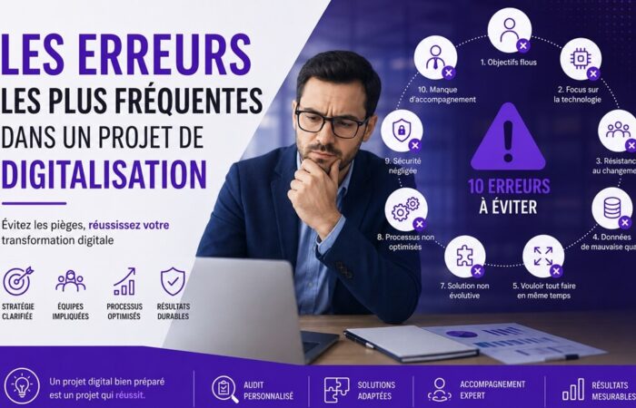 lamaconseil erreurs projet digitalisation